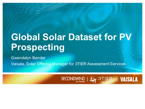 Solar Resource Assessment With The IRENA Global Atlas For Renewable ...